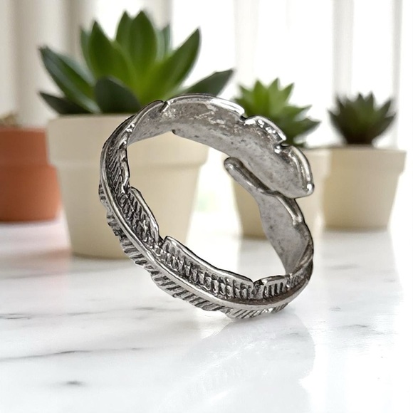 5 For $25💫Trendy Modish Silver Ring - Picture 5 of 6